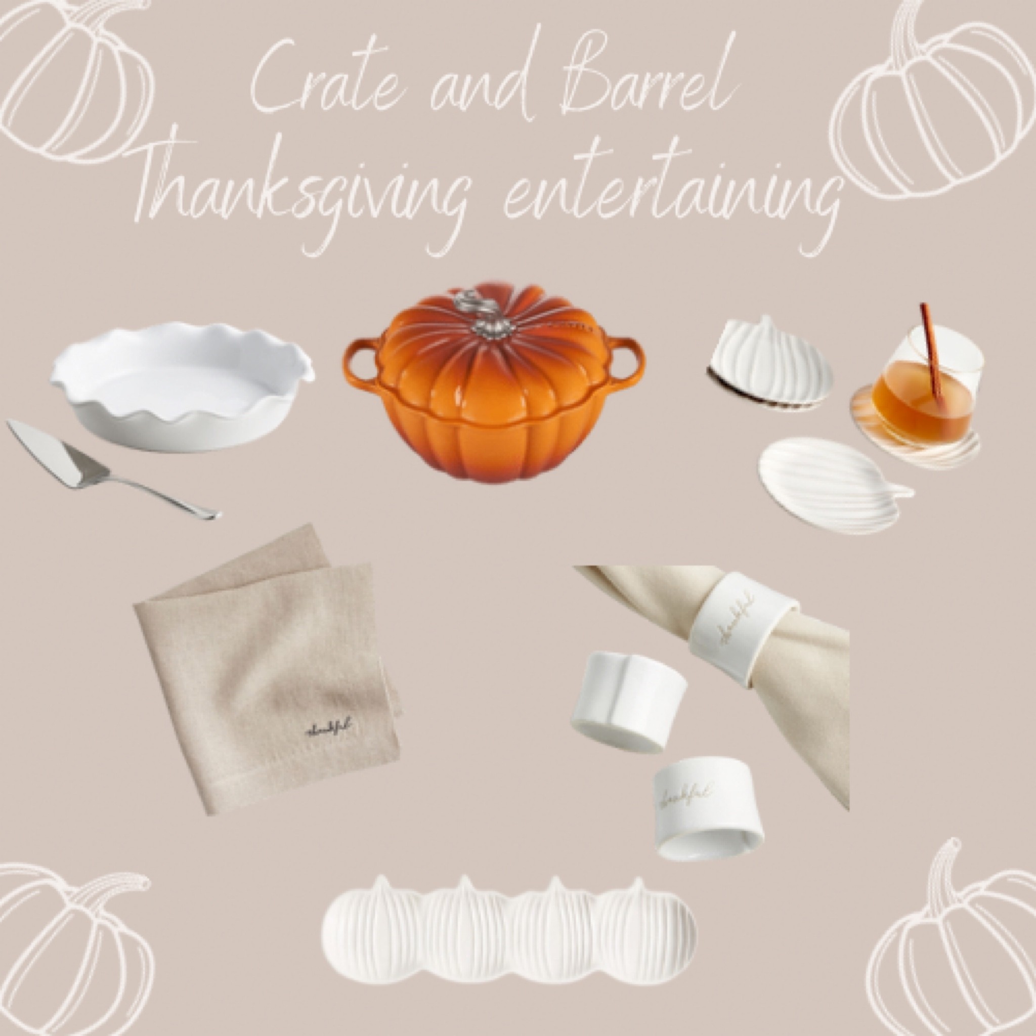 The perfect pieces for hosting Thanksgiving dinner this year from crate and barrel.

#CrateAndBarrel #ThanksgivingDecor #ThanksgivingHostingSupplies #ThanksgivingKitchen￼

#LTKSeasonal #LTKhome #LTKHoliday