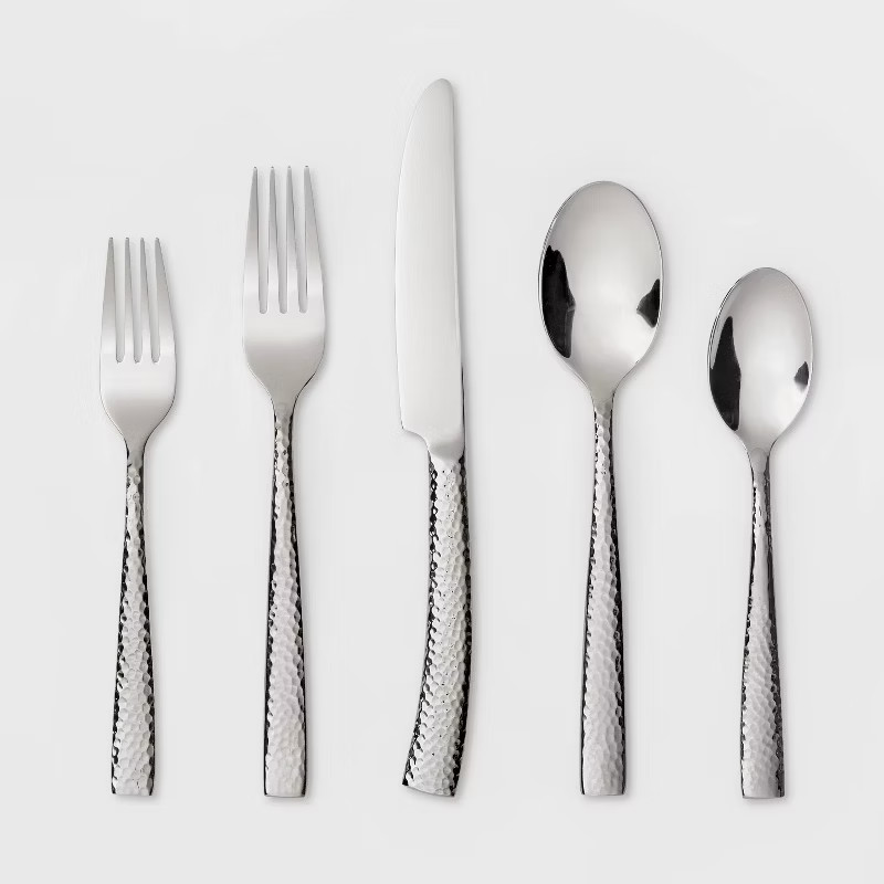 Arkita 20pc Stainless Steel Silverware Set - Threshold™ | Target