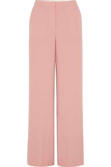Elizabeth and James - Harmon Crepe Wide-leg Pants - Pink | NET-A-PORTER (US)