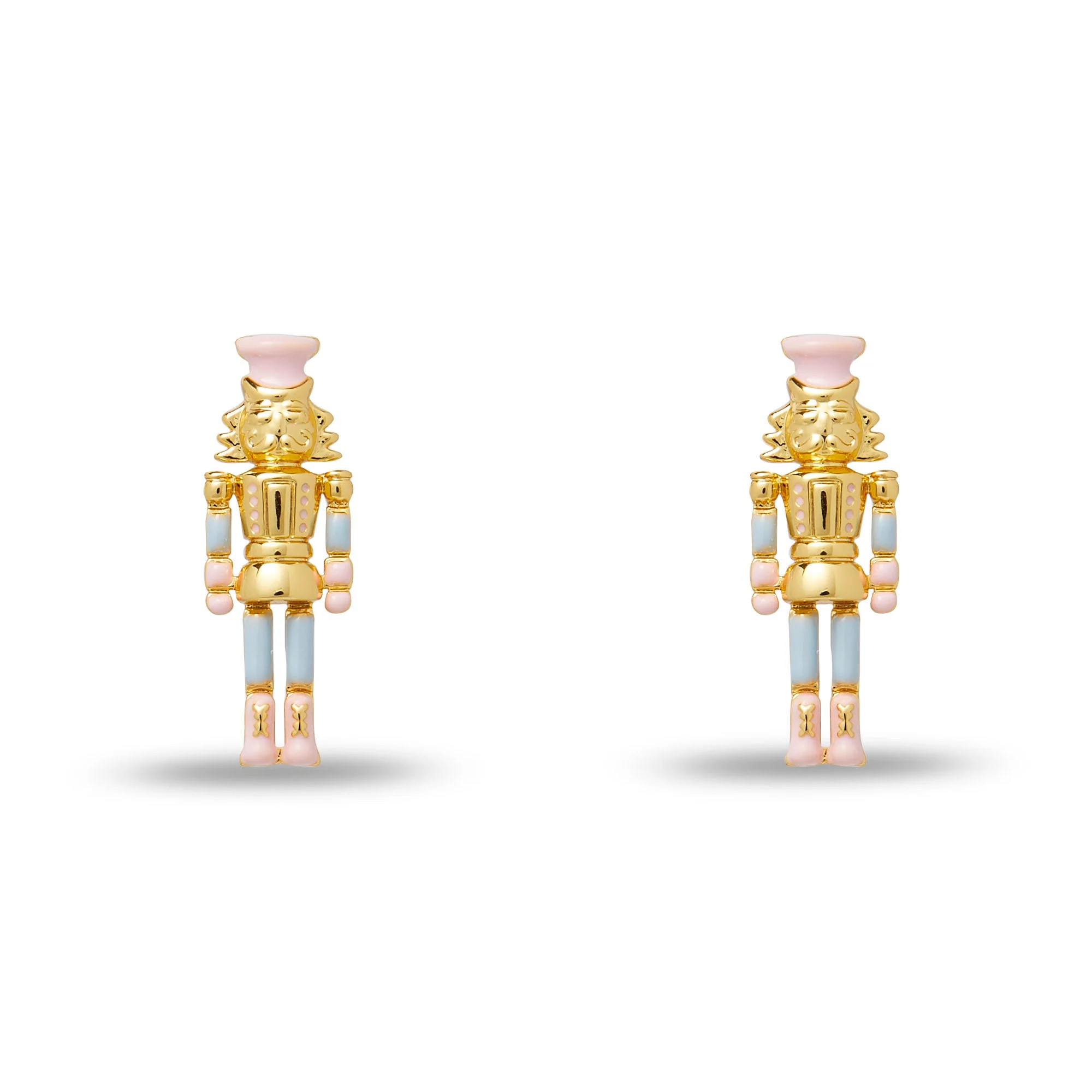 GOLD NUTCRACKER STUD EARRINGS | LELE SADOUGHI