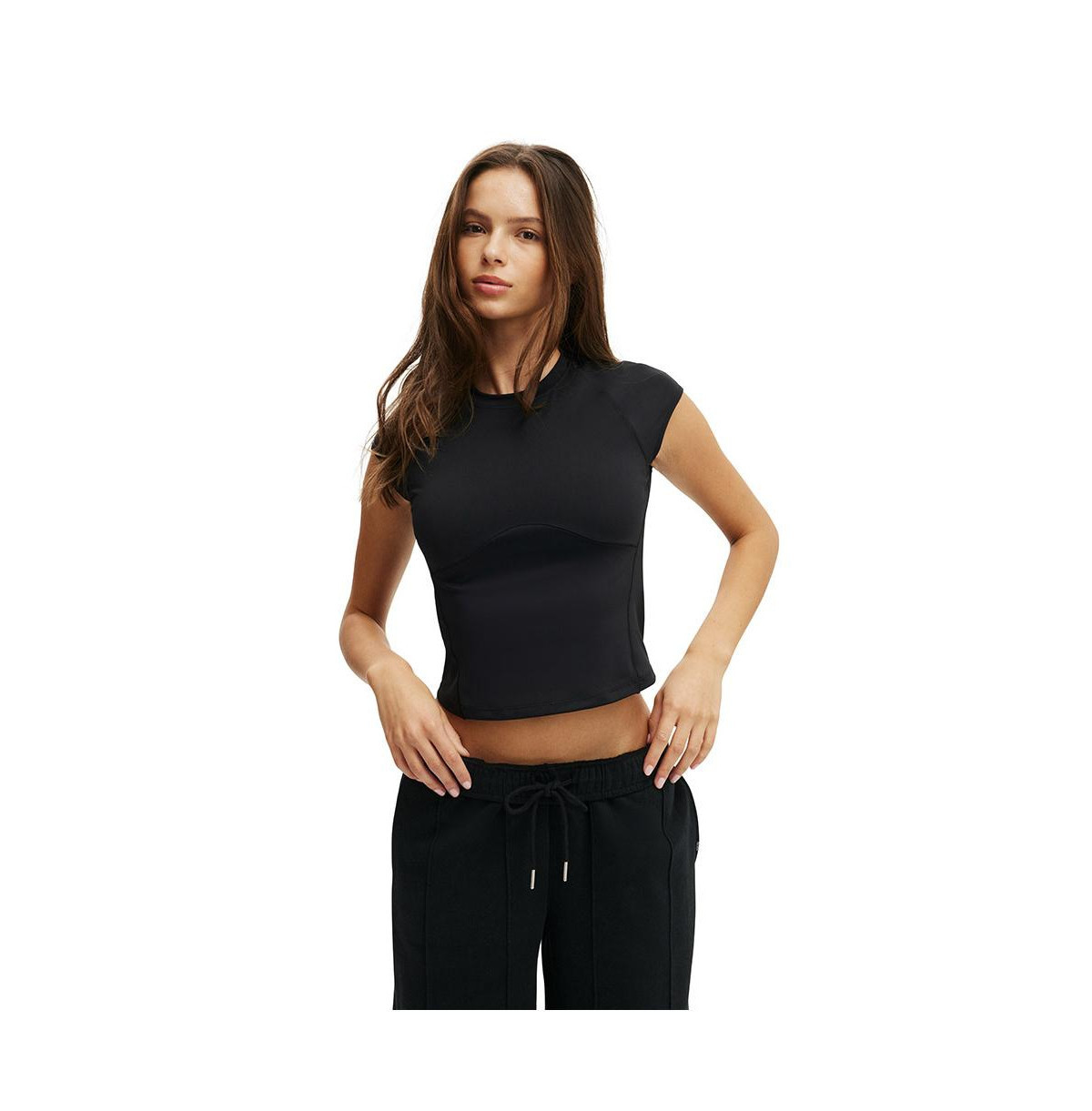 Cotton On Women's Active Workout Tshirt - Black | Macy's