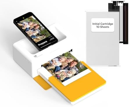 KODAK Dock Plus 4PASS Instant Photo Printer (4x6 inches) + 10 Sheets | Amazon (US)