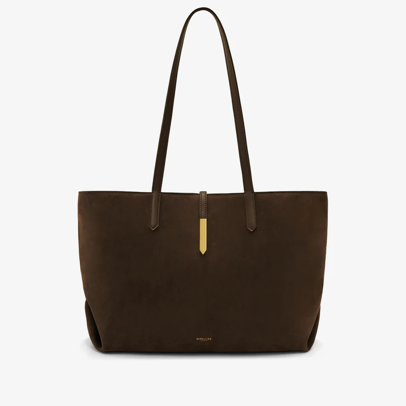 The Tokyo Tote | Mocha Suede & Mocha Suede | DeMellier | DeMellier