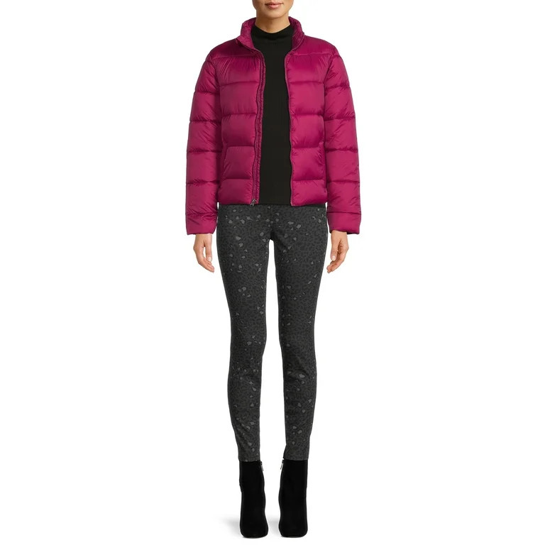 Time and Tru Women's and Plus Puffer Jacket | Walmart (US)