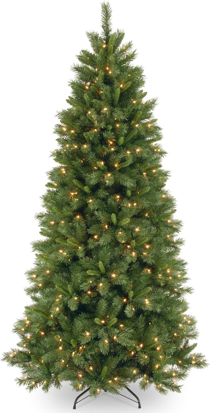 National Tree Company Pre-lit Artificial Christmas Tree | Includes Pre-strung Multi-Color LED Lig... | Amazon (US)