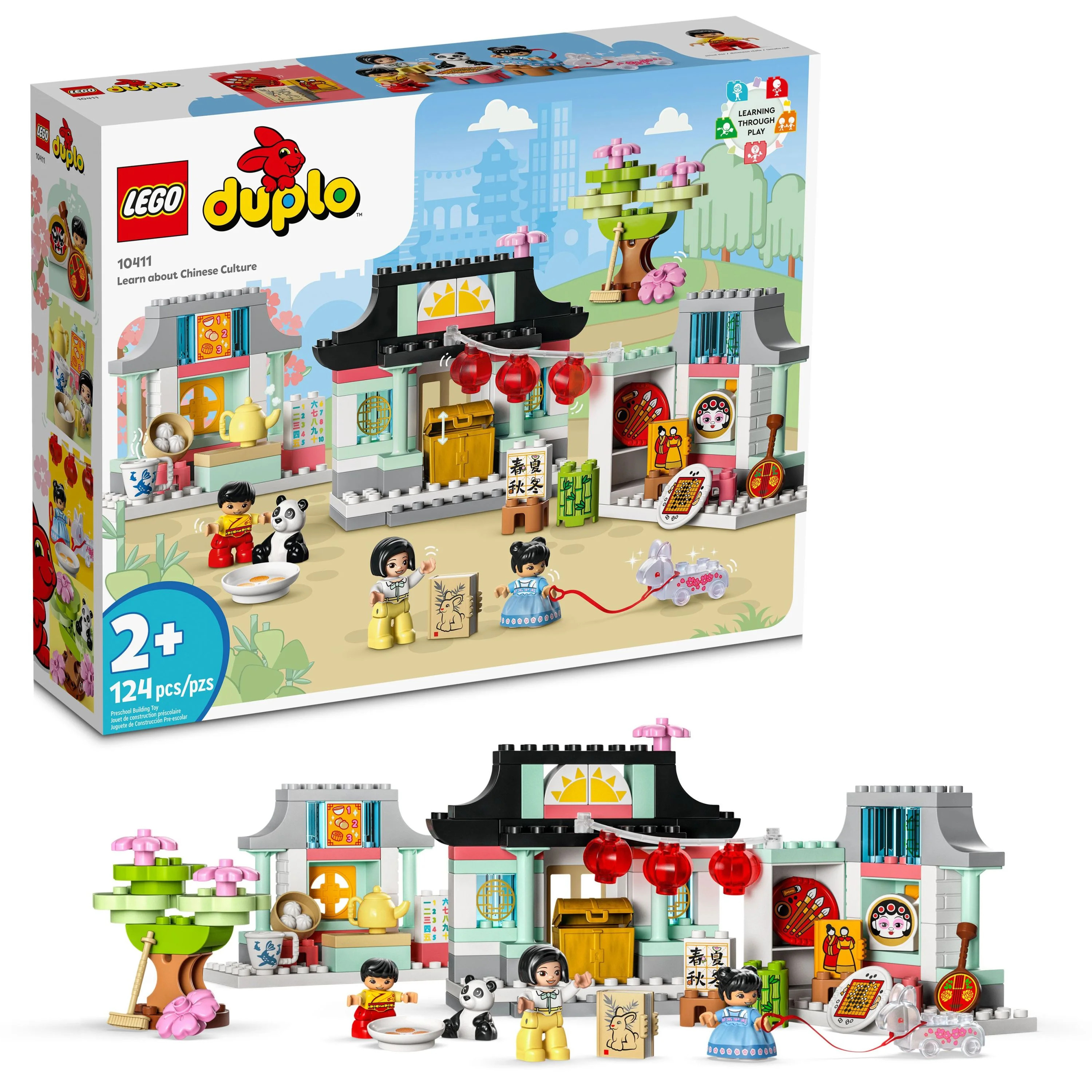 LEGO DUPLO Learn About Chinese Culture 10411 Bricks Set with Toy Panda and Family Figures, Educat... | Walmart (US)