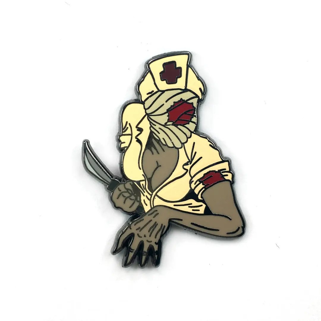 Halloween Nurse Enamel Pin for Fitted Hats, Pin for Bag, Pin for Backpack, Lapel Pin, Pin for Kid... | Etsy (US)