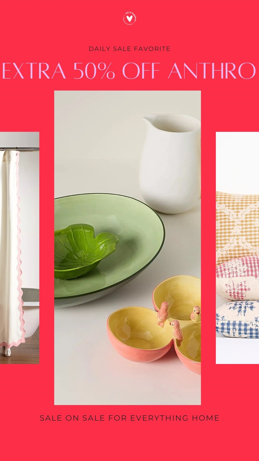 Anthro's sale is too good to skip! 🌸 Take an extra 50% off sale items and score beautiful home décor, dresses, and summer favorites at amazing prices. Run, don't walk! 💕

#LTKSeasonal #LTKSaleAlert #LTKHome