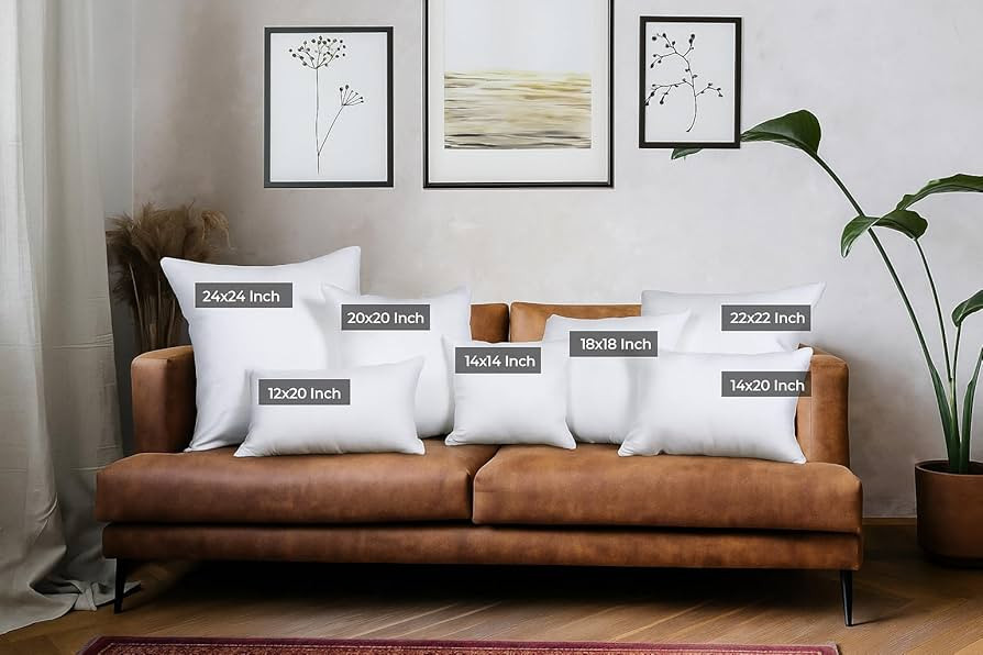 Utopia Bedding Throw Pillows (Set of 4, White) – 24 x 24 Inches Down Alternative Pillows for Be... | Amazon (US)