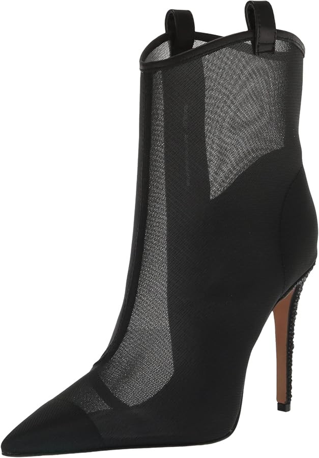 Karl Lagerfeld Paris Women's Clea Mesh Heeled Bootie Combat Boot | Amazon (US)