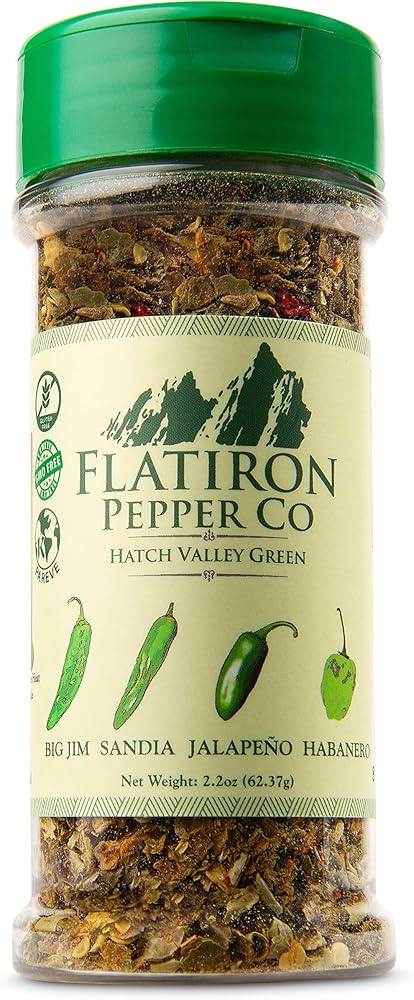 Flatiron Pepper Co - Hatch Valley Green. Premium Green Chile Flakes. Hatch Green Chile - Jalapeno... | Amazon (US)