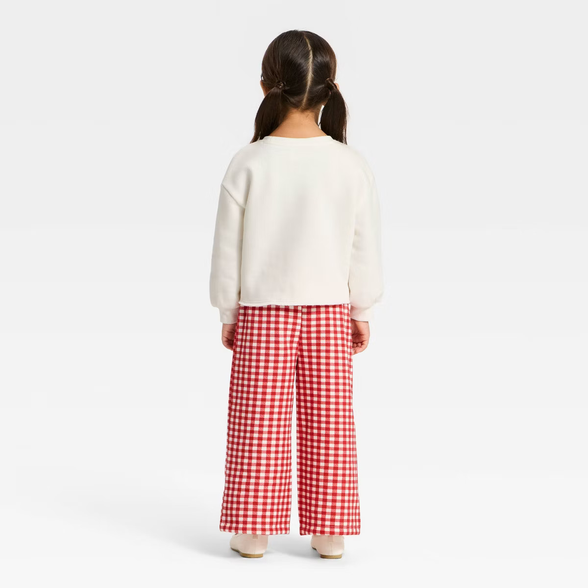 Toddler Girls' 2pc Amour Cherry Sweatshirt & Pants Set - Off-White | Target