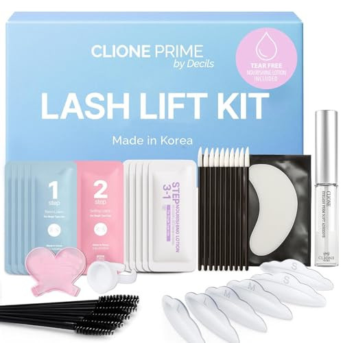 Korean Lash Lift Kit - 5 Sets At Home Eyelash Perm Kit with Upgraded Glue, Eyelash Lift Kit, DIY Lash Perm Easy for Beginner & Professional, Semi Permanent Perming Wave Suitable For Salon & Home | Amazon (US)