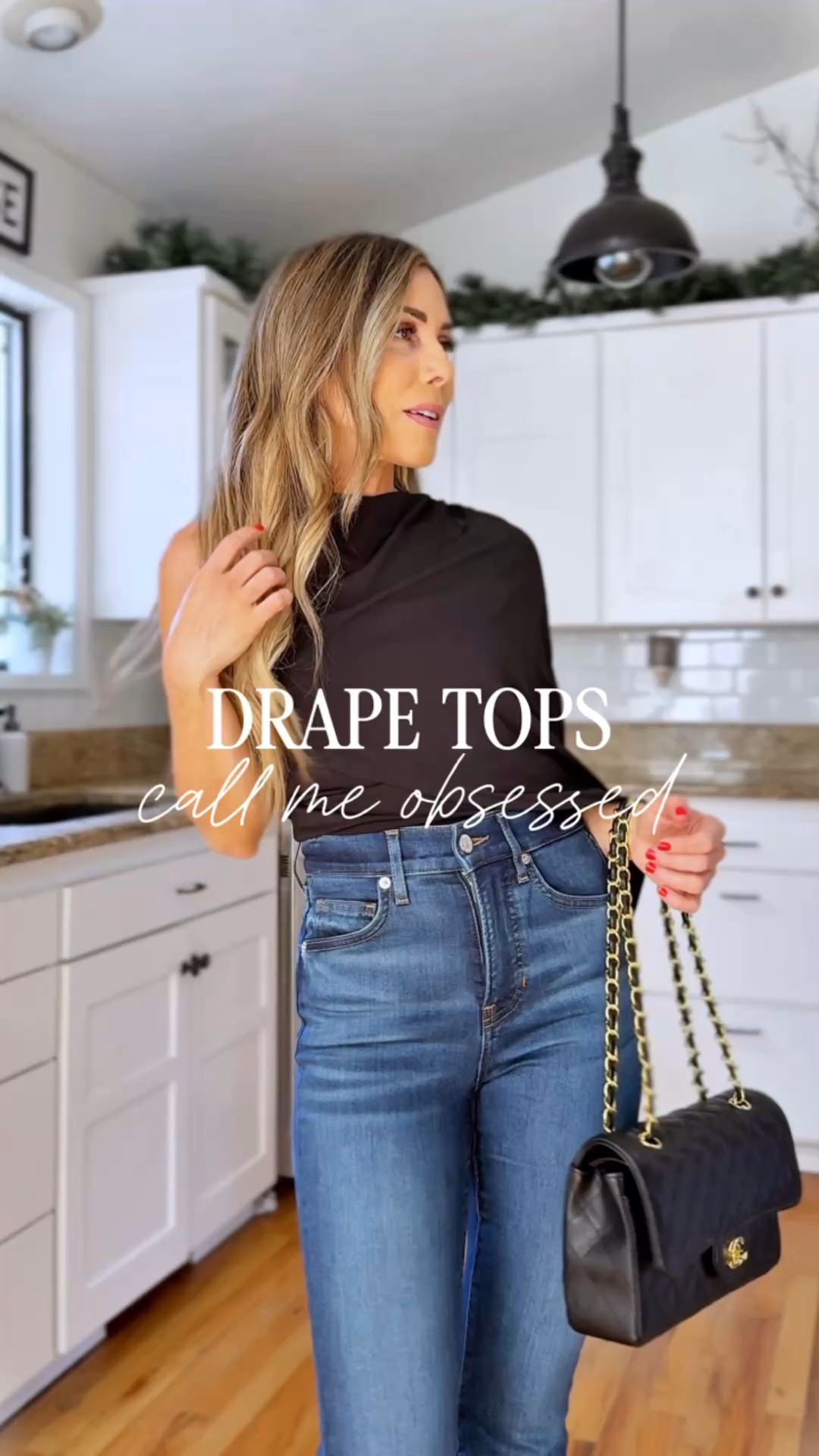 Drape tops are my current obsession 

#LTKdayinmylife #LTKmomlife #LTKootd