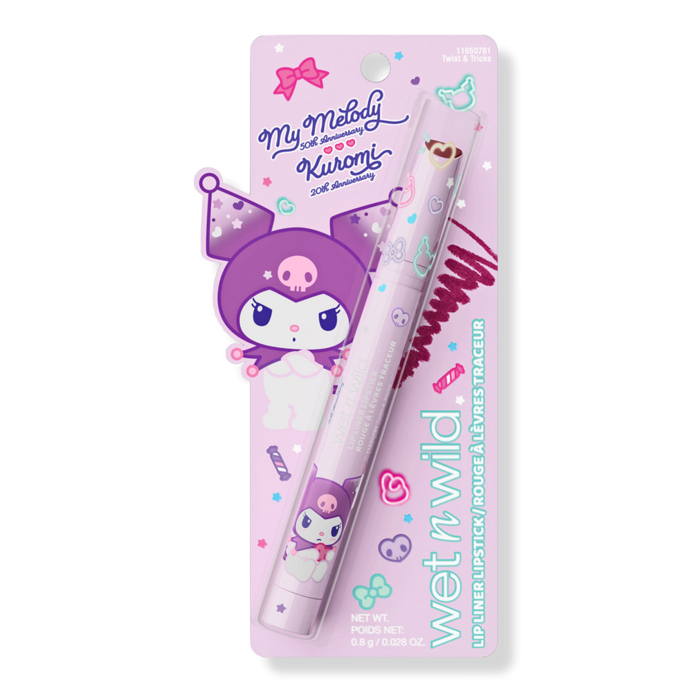 Wet n Wild Kuromi Anniversary Lip Liner Lipstick - Twist & Tricks | Ulta