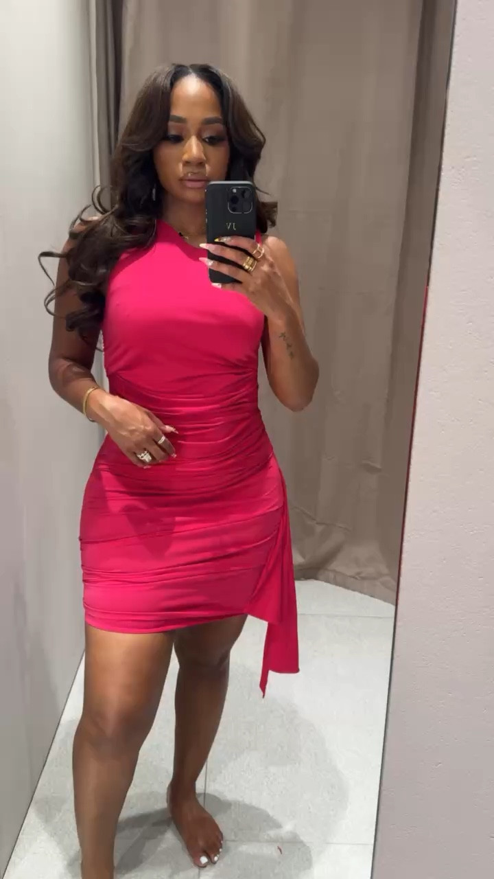 Mini dress find! Perfect for date night, vacation and girls night! Ruched to flatter all shapes! Wearing a M

#LTKStyleTip #LTKFindsUnder100 #LTKFindsUnder50