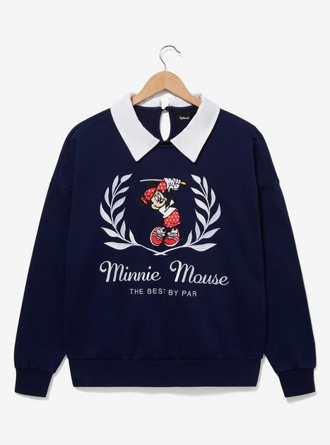 Disney Minnie Mouse Golf Collared Women's Crewneck - BoxLunch Exclusive | BoxLunch