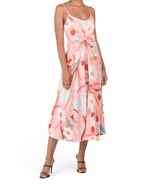 Floral Printed Midi Dress | TJ Maxx