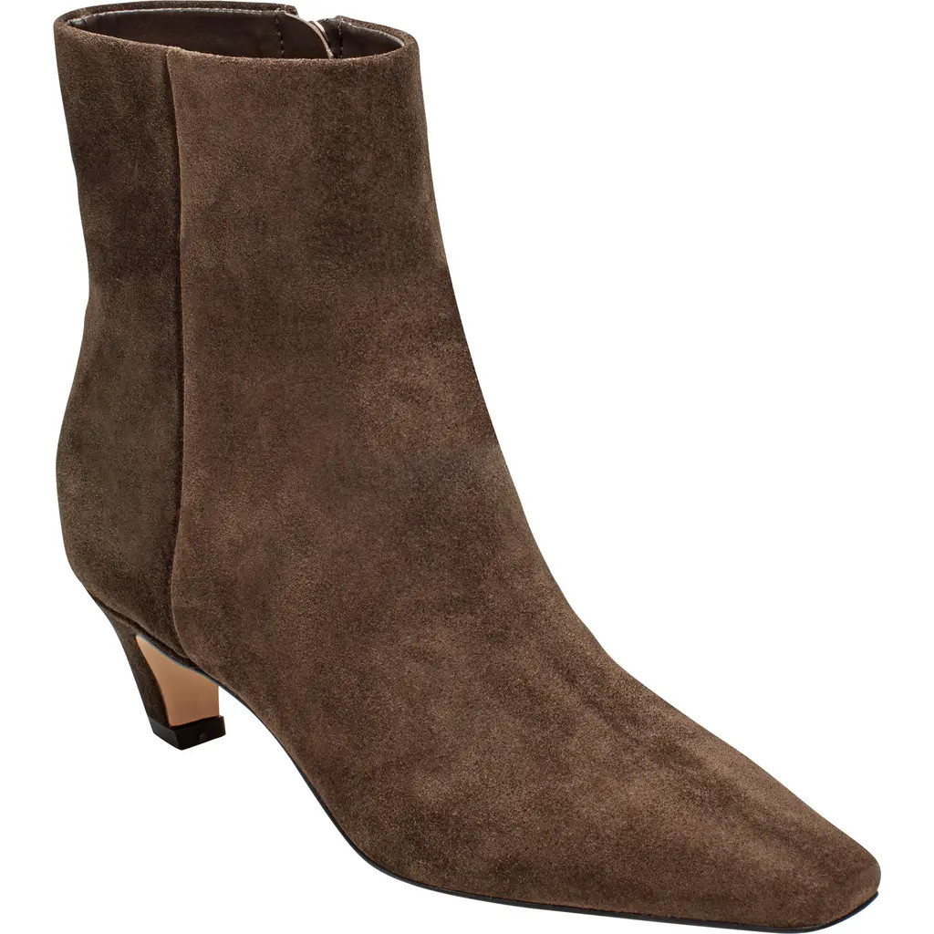 Marc Fisher LTD Danai Kitten Heel Bootie in Brown at Nordstrom, Size 9.5 | Nordstrom
