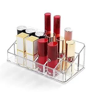 Weiai Lipstick Holder 18 Spaces Lipgloss Organizer, 3 Rows - Multi Level, Makeup Holder & Cosmeti... | Amazon (US)