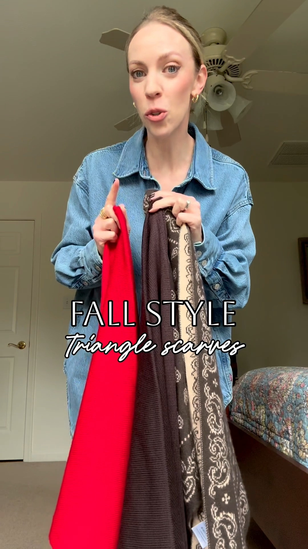 Triangle scarves are a must have for your fall wardrobe - the shape makes styling effortless and chic so matter how you wear it (this one is under $60!)

#LTKSeasonal #LTKgrwm #LTKTravel
