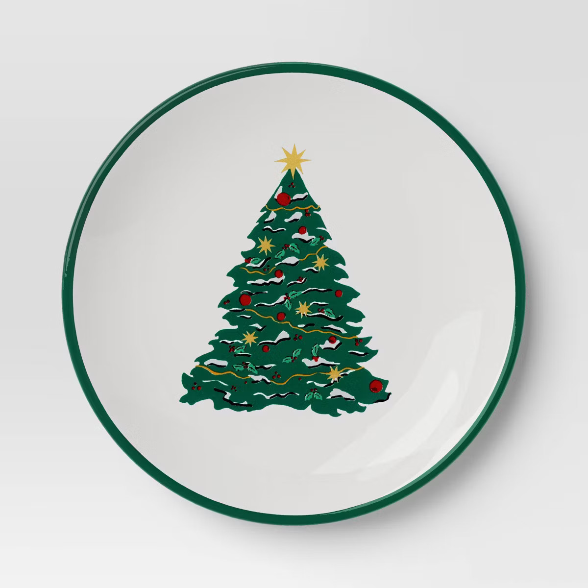 6" Stoneware Tree Appetizer Plate - Threshold™ | Target