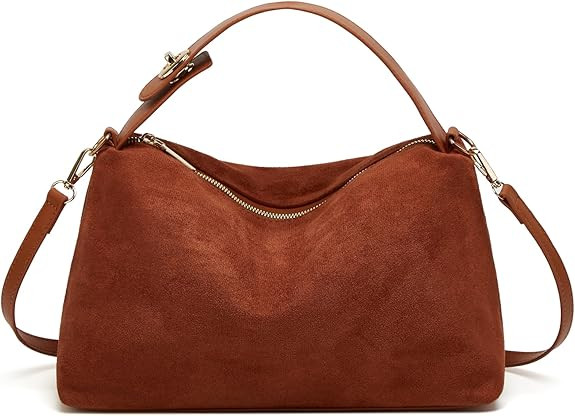 2025 Trendy Faux Suede Pillow Bag Retro Shoulder Bag Fall Winter Versatile Commuter Crossbody Tot... | Amazon (US)
