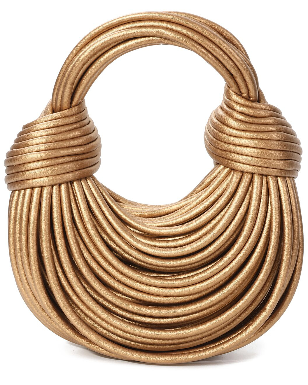 Tiffany & Fred Paris Smooth Metallic Leather Top-Handle Bag | Gilt & Gilt City
