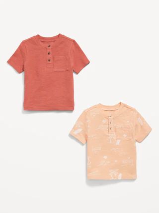 Short-Sleeve Pocket Henley T-Shirt 2-Pack for Toddler Boys | Old Navy (US)