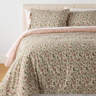 3pc Reversible Floral Comforter Set - Threshold™ designed with Studio McGee | Target