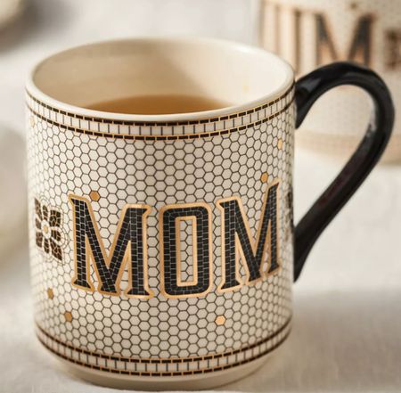 Anthropologies best selling initial mug made into the perfect mug for mom!

$14 and a gift she’ll use over and over🖤

I would add her favorite coffee or tea along with a gift card🖤🤍



#LTKfindsunder50 #LTKGiftGuide #LTKhome
