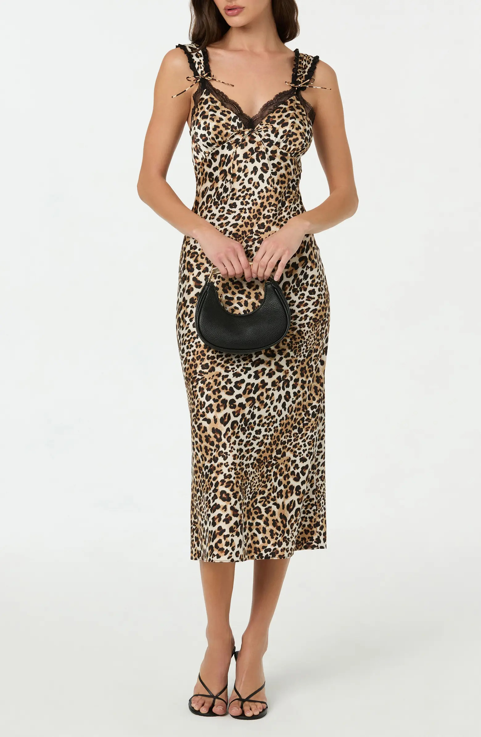 Lace Trim Satin Slipdress | Nordstrom
