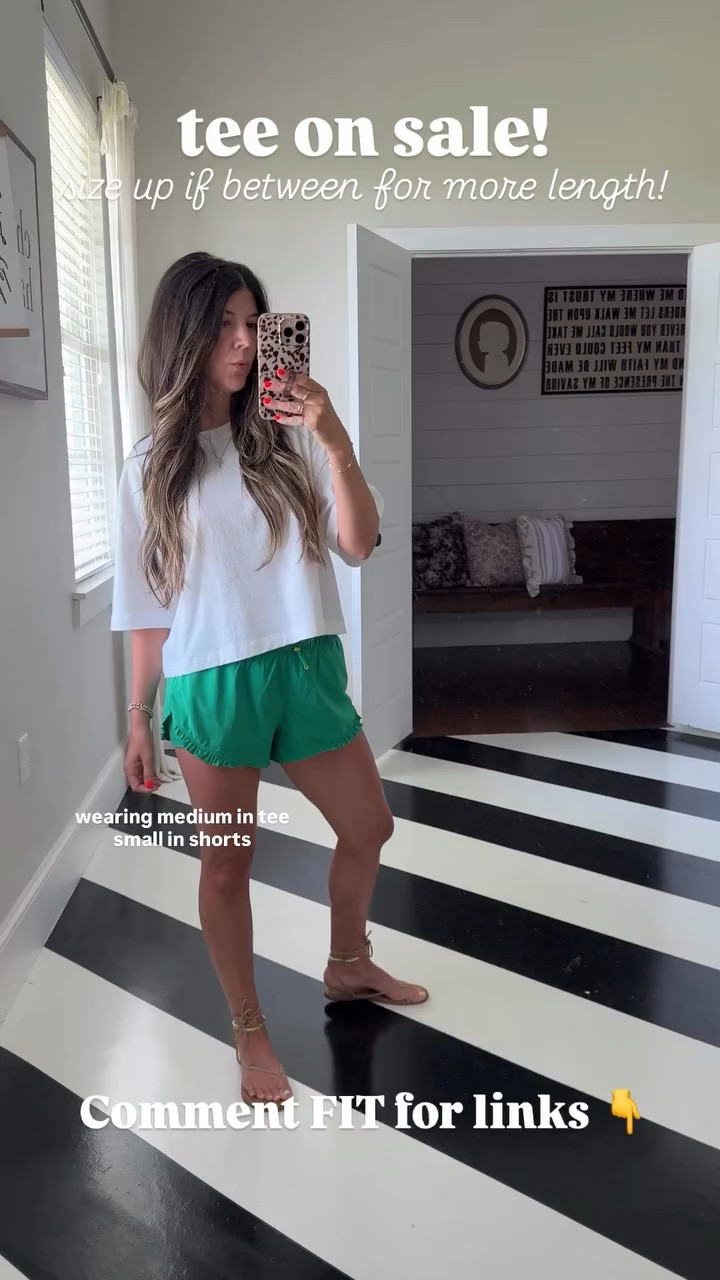 crop boxy tee on sale! size up if between for more length!  wearing medium in tee
small in ruffle track shorts

Workout fit | gym outfit | teacher outfit | teacher style | affordable outfit | everyday outfit | everyday style | work outfit | casual workwear | working mom style | mom outfit | outfit inspiration | outfit ideas | affordable fashion | casual chic | neutral outfit | comfortable outfit | outfit formula | closet staples | capsule wardrobe | closet remix | everyday basics | repeat outfit | wear it again | Walmart fashion | Amazon fashion | Target style | Old Navy style | Aerie style | budget fashion | under $50 outfit | looks for less | coffee run outfit | weekend outfit | errand outfit | date night outfit | travel outfit | airport outfit | brunch outfit | everyday fashion | working woman wardrobe | shop my

#LTKootd #LTKmomlife #LTKdayinmylife
