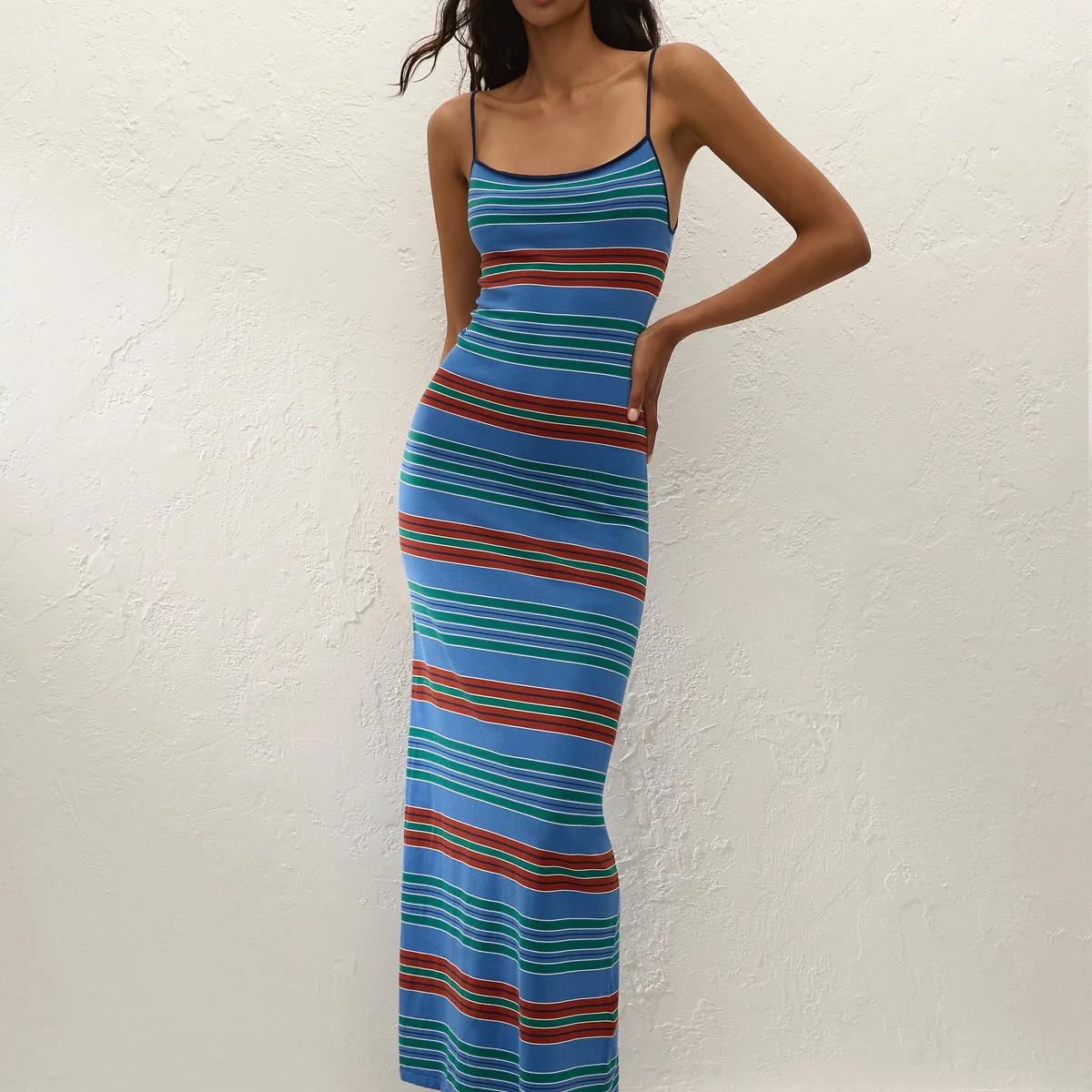 Lucy Maxi Dress Juan Stripe | Faithfull (AU)