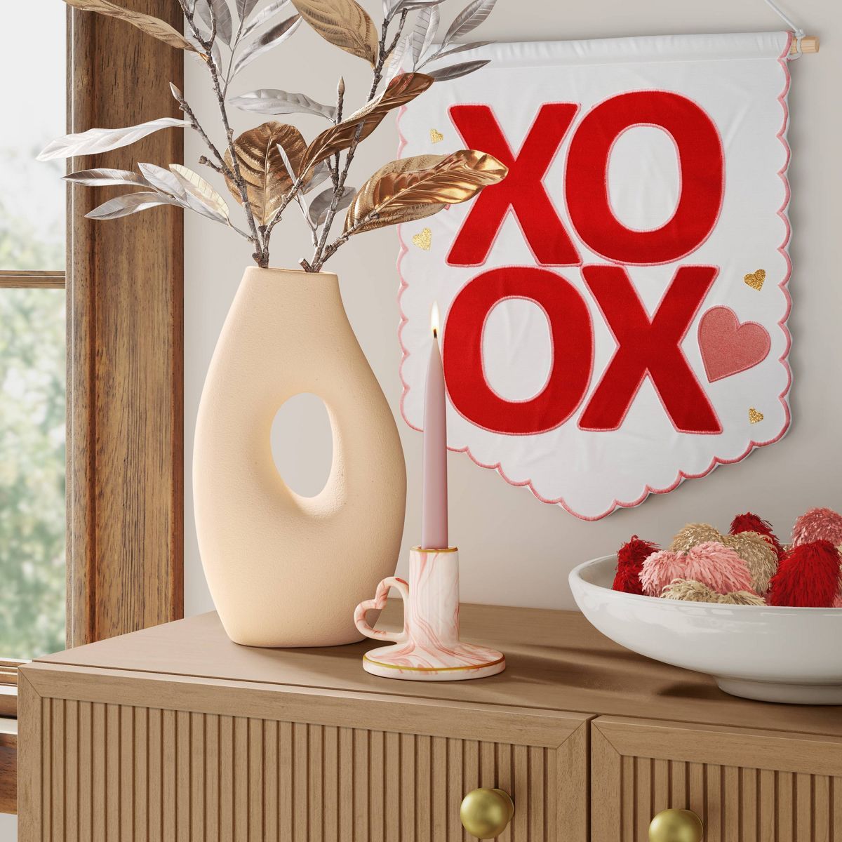 Ceramic Organic Modern Ring Vase - Threshold™ | Target