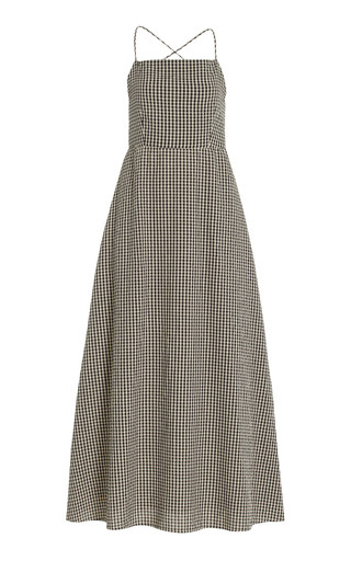 Lori Open-Back Gingham Cotton Maxi Dress | Moda Operandi (Global)