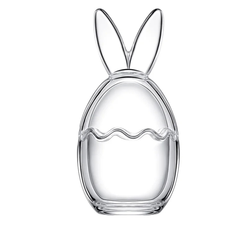 Easter Decorations, Easter Glass Candy Jars, Bunny Ear Shaped, Transparent Decorative Food Contai... | Walmart (US)