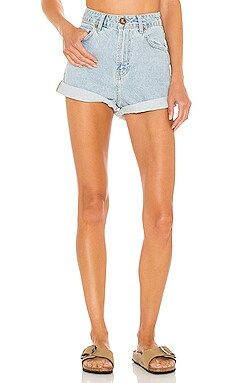 One Teaspoon Best Blue Bandits High Waist Denim Short in Best Blue from Revolve.com | Revolve Clothing (Global)