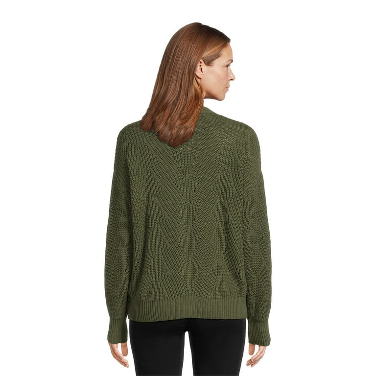 Tiime and Tru Women's Boyfriend Cardigan | Walmart (US)