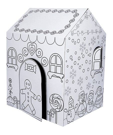 ColorJo Christmas Wonderland Color Your Own Playhouse | Zulily