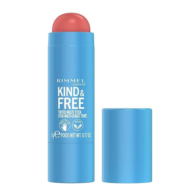 Rimmel London Kind & Free, 001 Caramel Dusk, Multi-Stick, For Cheeks and Lips, Hydrating, Buildab... | Amazon (US)