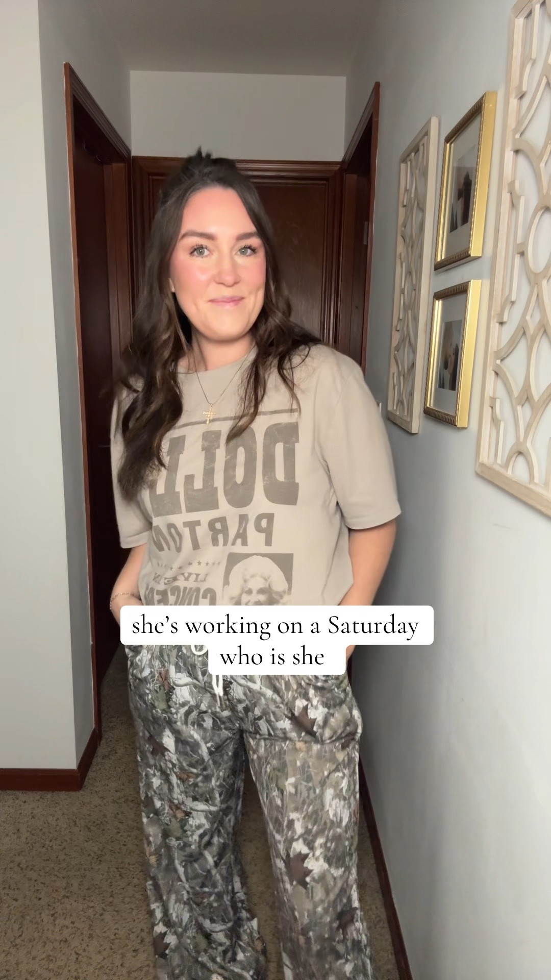 My necklace is from a local jeweler so I linked some similar ones that I love! #hairstylist #ootd #saturdayootd #dollyparton #camopants

#LTKMidsize #LTKWorkwear #LTKStyleTip