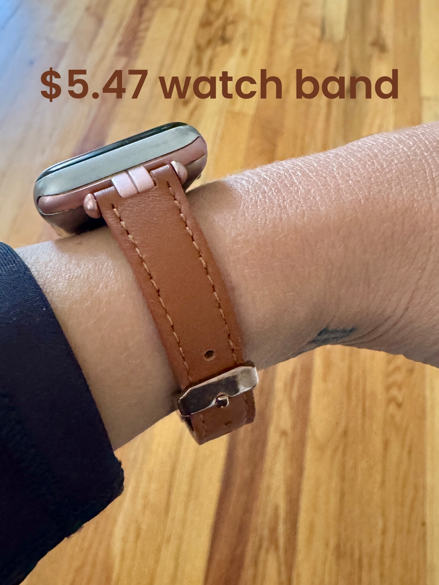 Loving this Apple Watch band! Yes, mine is Rose gold and my watch is silver, but I got the rose gold because I am getting a new watch😂can’t beat the price of this and it looks much more elevated than the typical sports band. 
#sale #applewatch #watchband #styletip 

#LTKSaleAlert #LTKStyleTip
