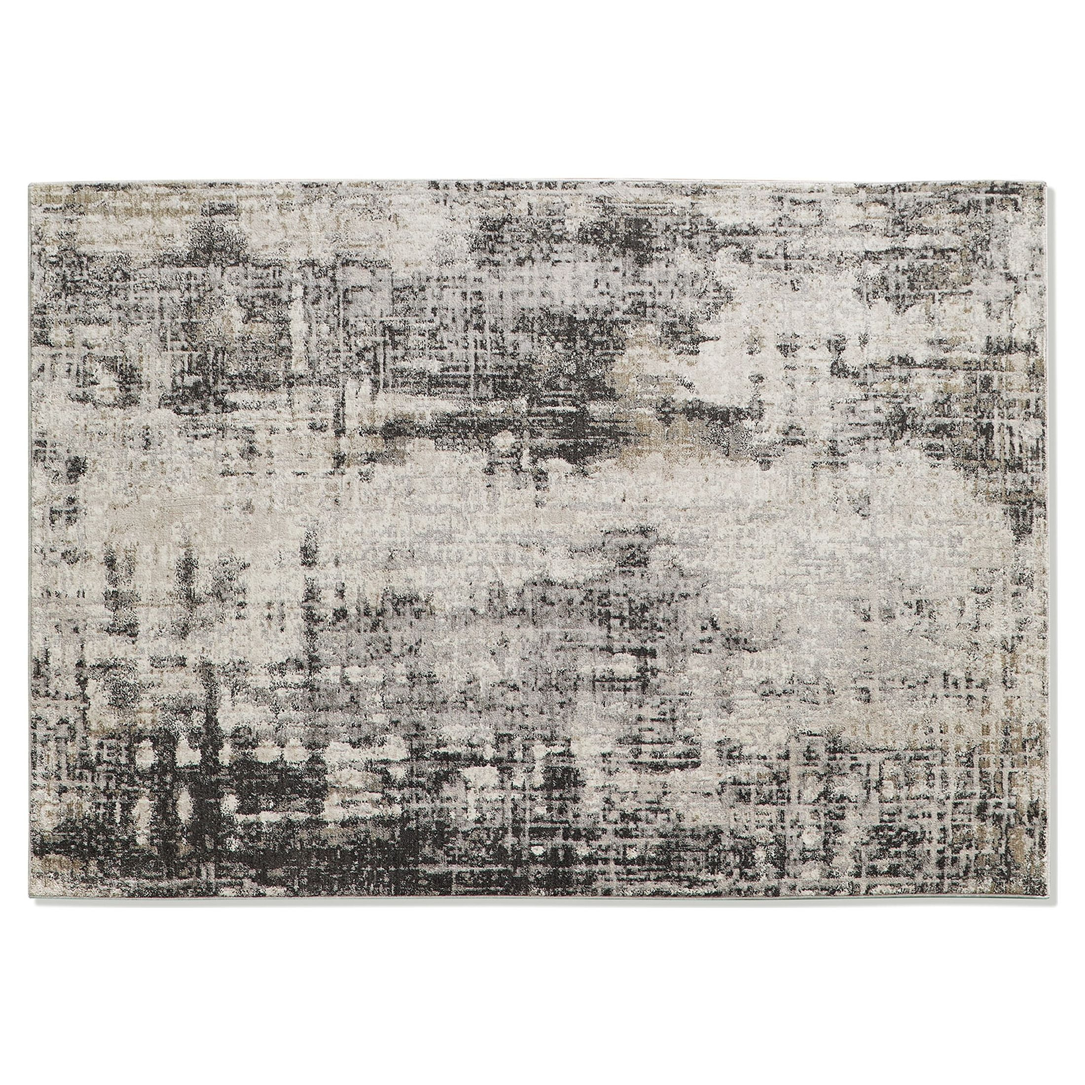 Better Homes & Gardens Grey Abstract Indoor Area Rug, 5' x 7' | Walmart (US)