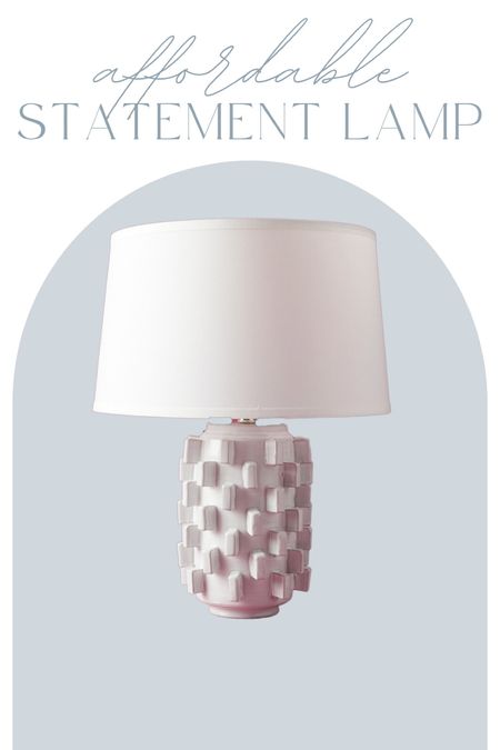 White textured lamp, home goods find, lighting, designer lighting, designer lamp, affordable lighting, home decor 

#LTKhome