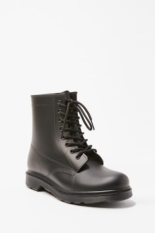 Faux Leather Combat Boots | Forever 21 (US)