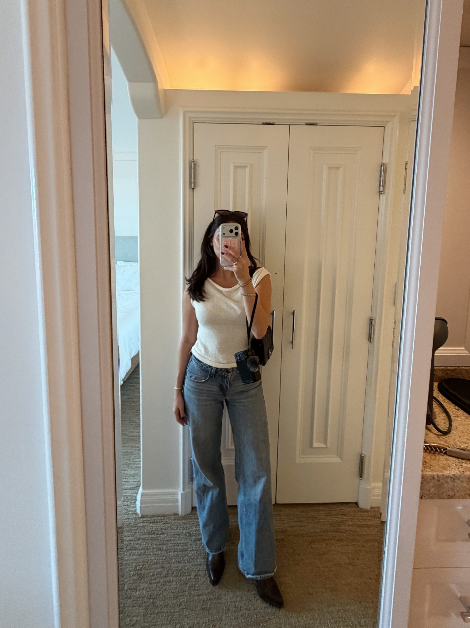Jeans are shade good grades, wearing size 23