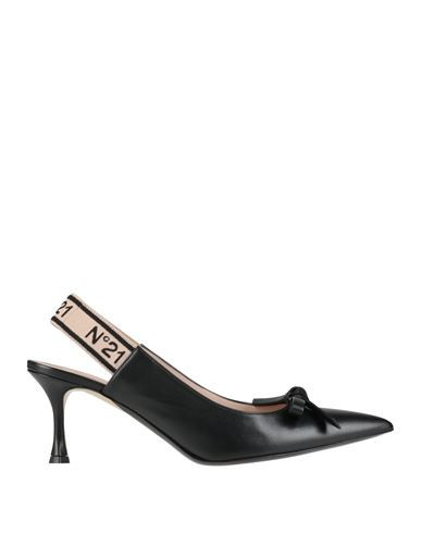 N°21 Woman Pumps Black Size 9 Leather | YOOX (US)