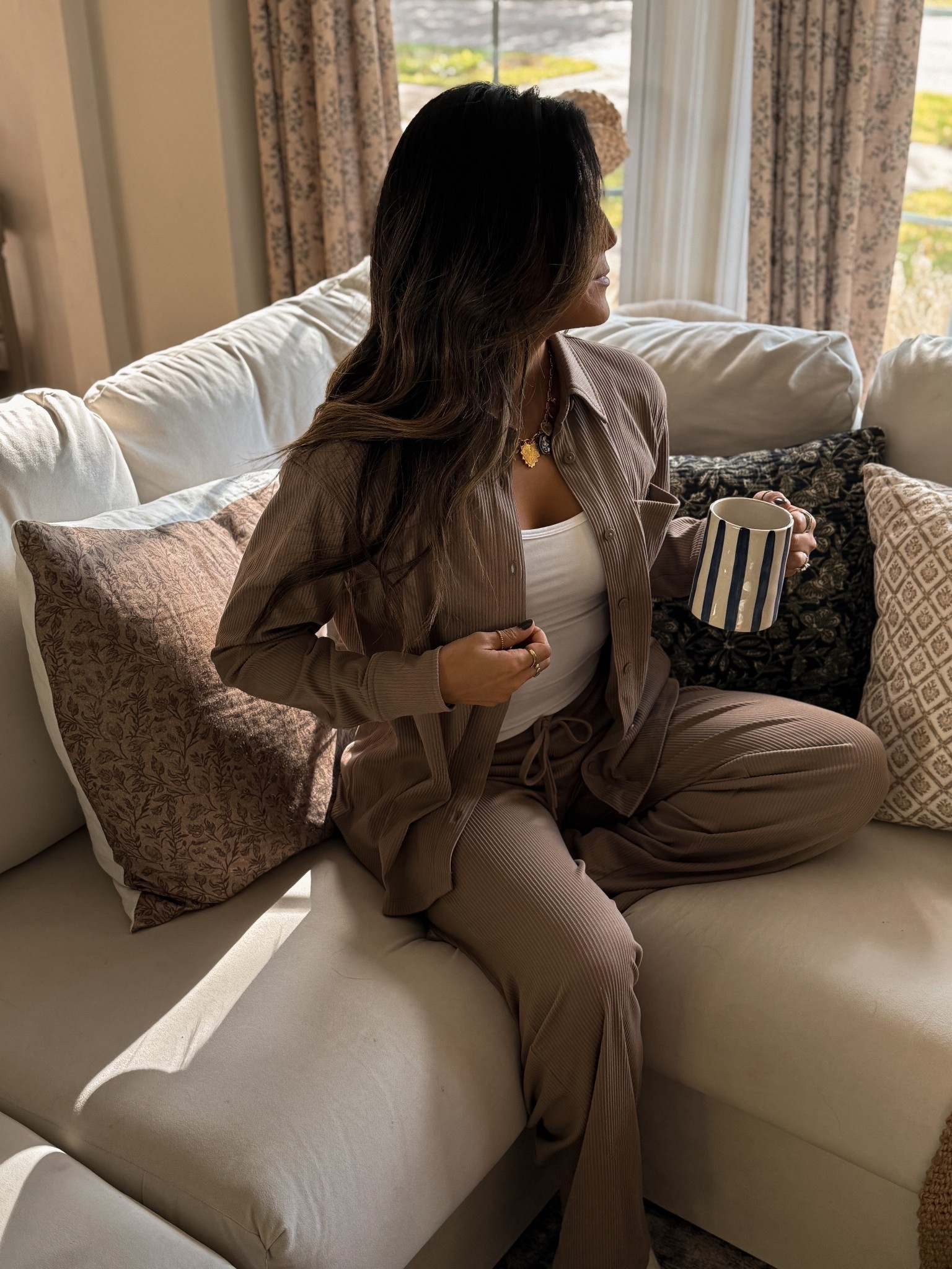 Love this cord set! Wearing size XS in top + bottom! 

#LTKActive #LTKSaleAlert #LTKStyleTip