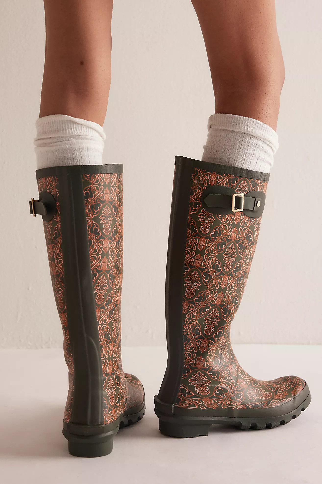 Barbour X Farm Rio Cami Wellington Rain Boots | Free People (Global - UK&FR Excluded)